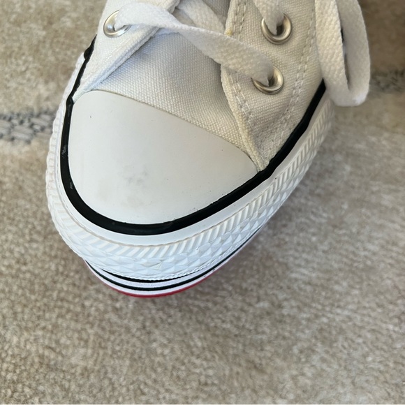 Converse White Platform Athletic Shoes - Picture 8 of 16